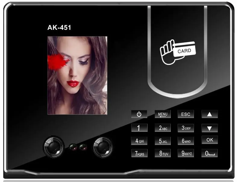 AK 451 PDKS yuz tanima cihazi