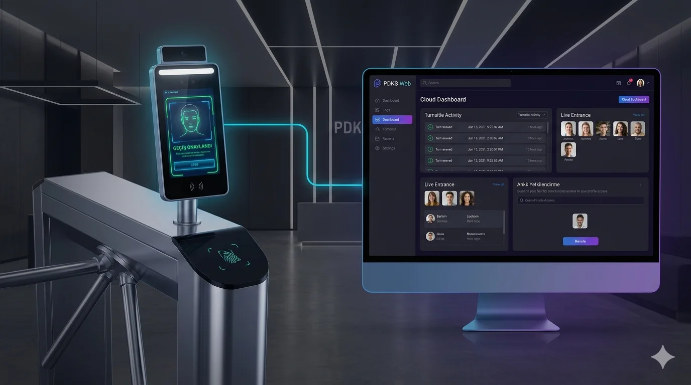 Web PDKS Turnike Entegrasyonu: Personel Geçiş Kontrol Sistemlerinde Bulut Devrimi